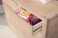 Buffet 2 portes Jean-Lin  ralis en Chne de Ligne contemporaine