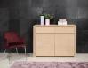 Buffet 2 portes Jean-Lin  ralis en Chne de Ligne contemporaine