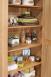 Armoire ou Bonnetire 1 porte Timoth ralise en Chne Massif de style Campagnard Finition chne Bross 