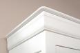 Armoire ou Bonnetire 1 porte Paul ralise en Chne Massif de style Louis Philippe Finition chne Bross Ivoire