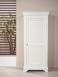 Armoire ou Bonnetire 1 porte Paul ralise en Chne Massif de style Louis Philippe Finition chne Bross Ivoire