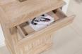 Confiturier  ralis en Chne Massif de style Louis Philippe Finition Chne bross blanchi 