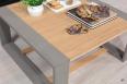 Table basse 90x90 Aurlien en chne de ligne contemporaine