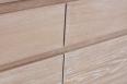 Buffet 2 portes 6 tiroirs Etienne, ralis en Chne de Ligne contemporaine Finition chne Bross Blanchi 