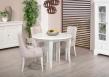 Table ronde   DIAMETRE 120 ralise en Chne massif de style Louis Philippe 10 allonges de 40 cm (24 personnes)