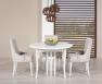 Table ronde   DIAMETRE 120 ralise en Chne massif de style Louis Philippe 10 allonges de 40 cm (24 personnes)