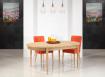 Table ovale 180x110 ralise en Chne Massif de style Louis XVI 2 allonges de 39 cm Ouverture du plateau synchronise 