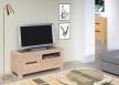 Meuble TV Adriana ralis en chne avec 1 porte et 1 tiroir Ligne Contemporaine 