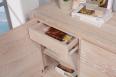 Buffet 3 portes Mathis ralis en Chne de style Contemporain Finition Chne Bross Blanchi