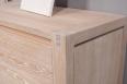 Buffet 3 portes Mathis ralis en Chne de style Contemporain Finition Chne Bross Blanchi
