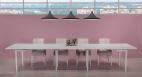 Table carre  volets Grgoire 120x120 ralise en chne massif de style Louis Philippe 10 allonges de 40 cm 