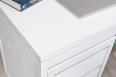 Bureau Contemporain en chne accompagn de son caisson de 3 tiroirs sur roulettes