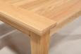 Table Rectangulaire Loc ralise en Chne Massif 180*100 + 2 allonges de 40 cm Finition Chne Bross