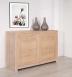 Buffet 2 portes de salle  manger LOANN ralis en Chne Contemporain 