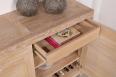Buffet 2 portes de salle  manger LOANN ralis en Chne Contemporain 