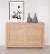 Buffet 2 portes de salle  manger LOANN ralis en Chne Contemporain 