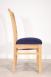 Chaise Clment ralise en chne massif CONTEMPORAINE  Assise Apollo Blue
