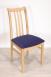 Chaise Clment ralise en chne massif CONTEMPORAINE  Assise Apollo Blue