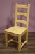 Chaise en Chne Massif de style Campagnard ASSISE CHENE