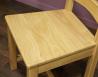 Chaise en Chne Massif de style Campagnard ASSISE CHENE