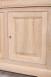 Buffet 4 portes Gael ralis en Chne Massif de style Louis Philippe Finition Chne Bross Blanchi 