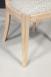 Chaise Sbastien ralise en Chne Massif de style Louis Philippe Finition Chne Bross Blanchi