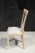 Chaise Sbastien ralise en Chne Massif de style Louis Philippe Finition Chne Bross Blanchi