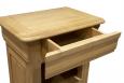 Meuble Tlphone Lo ralis en Chne Massif de style Louis Philippe Finition Chne bross  naturel SEULEMENT 1 DISPONIBLE