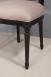 Chaise Simon ralise en Chne Massif de style Louis XVI Finition Chne Bross Noir 