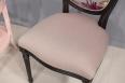 Chaise Simon ralise en Chne Massif de style Louis XVI Finition Chne Bross Noir 