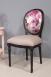Chaise Simon ralise en Chne Massif de style Louis XVI Finition Chne Bross Noir 