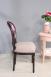 Chaise Simon ralise en Chne Massif de style Louis XVI Finition Chne Bross Noir 
