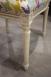 Chaise Romain ralise en Chne Massif de style Louis XVI Finition Chne Bross Blanchi Tissu orb primavera SEULEMENT 2 DISPONIBLE 