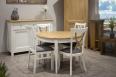 Buffet 2 portes Amandine ralise en Chne Massif de style campagnard Finition Bi-color