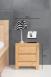 Table de nuit 2 tiroirs Collection Nature ralise en Chne Massif  de style Contemporain 