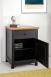 Confiturier Yann ralis en Chne BROSSE Massif de style Campagnard Finition Chne Bross Noir