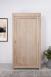 Armoire ou Bonnetire 1 porte ralise en chne massif de ligne Contemporaine
