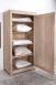 Armoire ou Bonnetire 1 porte ralise en chne massif de ligne Contemporaine