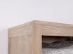 Armoire ou Bonnetire 1 porte ralise en chne massif de ligne Contemporaine