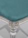 Chaise Simon ralise en Chne Massif de style Louis XVI Finition Chne Bross Gris Perle Patin