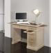 Petit bureau Luc ralis en chne de style Louis Philippe Finition Chne Bross 