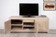 Meuble TV 16/9me Thierry ralis en chne massif Contemporain 