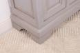 Petit Buffet 2 portes 4 tiroirs Thimoty ralis en chne massif de style Louis Philippe Finition Chne Bross Gris Patin SEULEMENT 1 DISPONIBLE