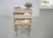 Table Gigognes en Chne Massif de style Louis Philippe 