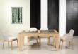 Table de repas rectangulaire 160X100 Matho ralise en Chne Ligne Contemporaine Plateau avec cramique