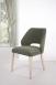 Chaise Nina, assise et dos capitonns, pieds en Chne Massif de ligne Contemporaine (il est possible de choisir le tissu)