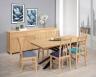 Buffet 4 portes Jean-Lin ralis en Chne de Ligne contemporaine Finition Chne Bross 