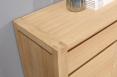 Buffet 4 portes Jean-Lin ralis en Chne de Ligne contemporaine Finition Chne Bross 