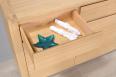 Buffet 4 portes Jean-Lin ralis en Chne de Ligne contemporaine Finition Chne Bross 