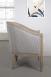 Fauteuil Cabriolet Paul ralis en Chne Massif de style Louis Philippe Finition Chne Bross Naturel